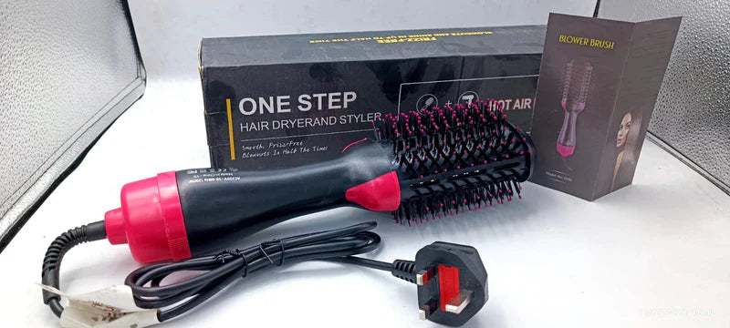 Professional Hair Dryer and Volumizer Brush for Easy Salon Finish