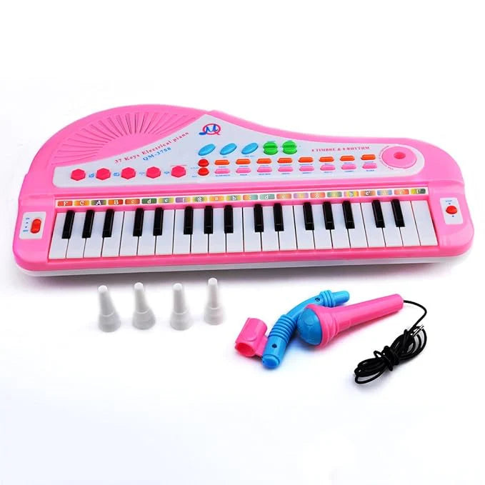 Kids Piano Keyboard with Microphone Educational Musical Toy for Children