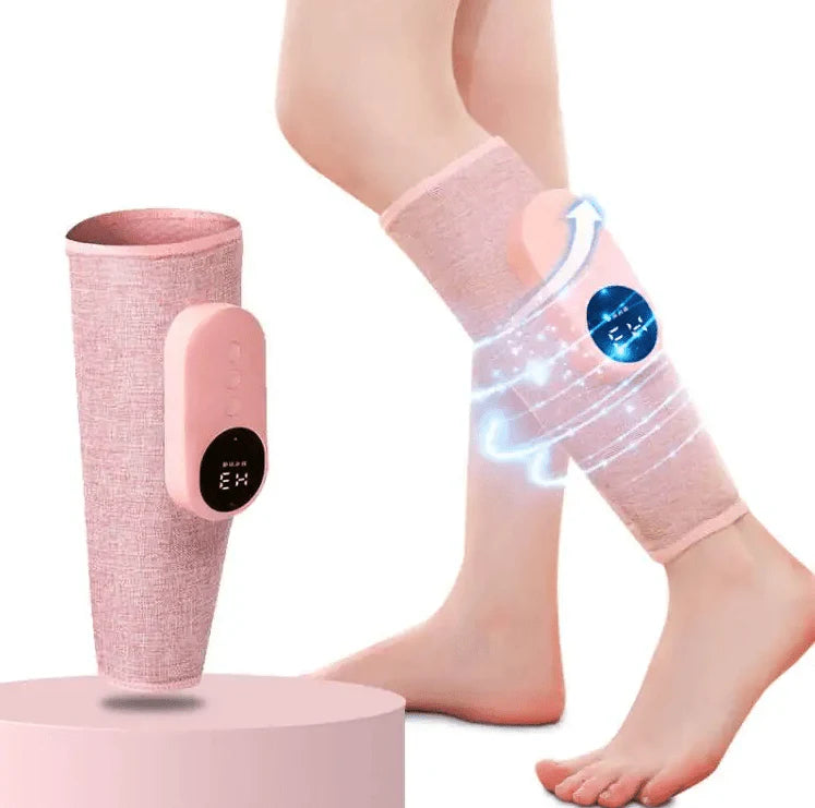 Electric Leg Massager with Adjustable Compression for Home and Office Use