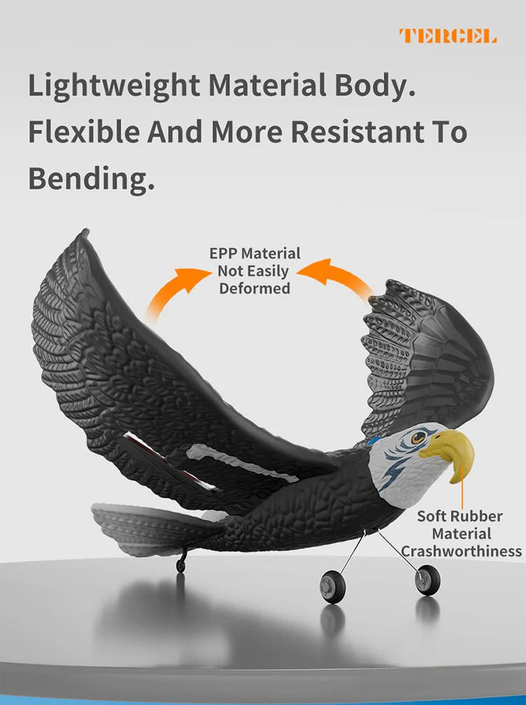 Wireless Remote Control Eagle Flying Toy for Kids and Family Outdoor Activities