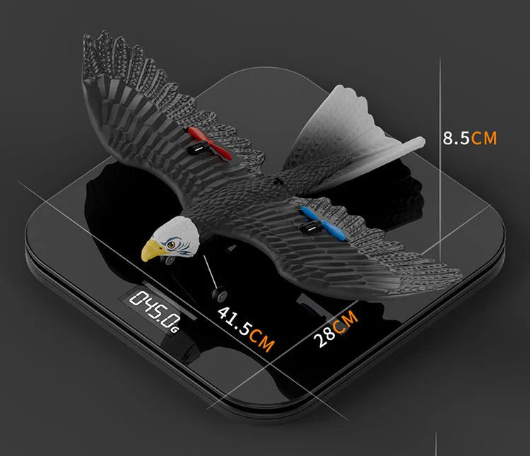 Remote Control Eagle Toy with Realistic Flight and Easy Handheld Controller