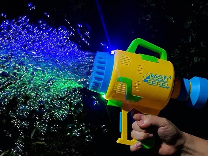 Electric Bubble Machine Toy for Kids with High Output Bubble Maker
