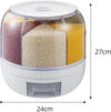 Kitchen Food Storage Dispenser with Airtight Lid and Easy Dispensing Design