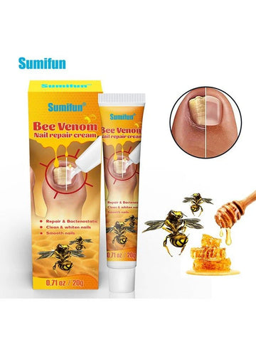 Sumifun Bee Venom Fungal Nail Treatment Cream for Healthy Nail Care