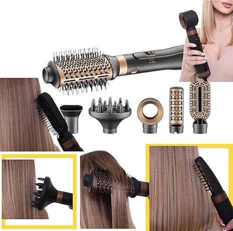 VGR 6-in-1 Hot Air Hair Styler featuring a powerful hair dryer brush for salon-quality styling at home.