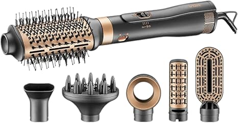 VGR Hot Air Styler Hair Dryer Brush for effortless drying, styling, curling, and frizz-free results.